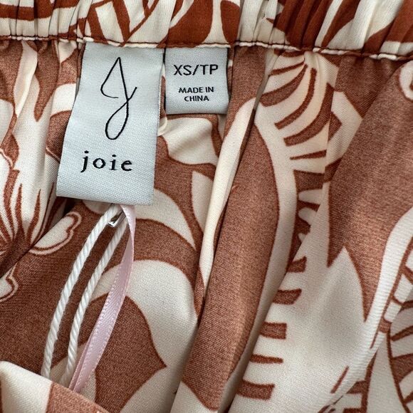 JOIE Skirt Pleated Front Ruffle Hem Faux Wrap Size XS • NEW WITH TAGS • - Picture 12 of 13